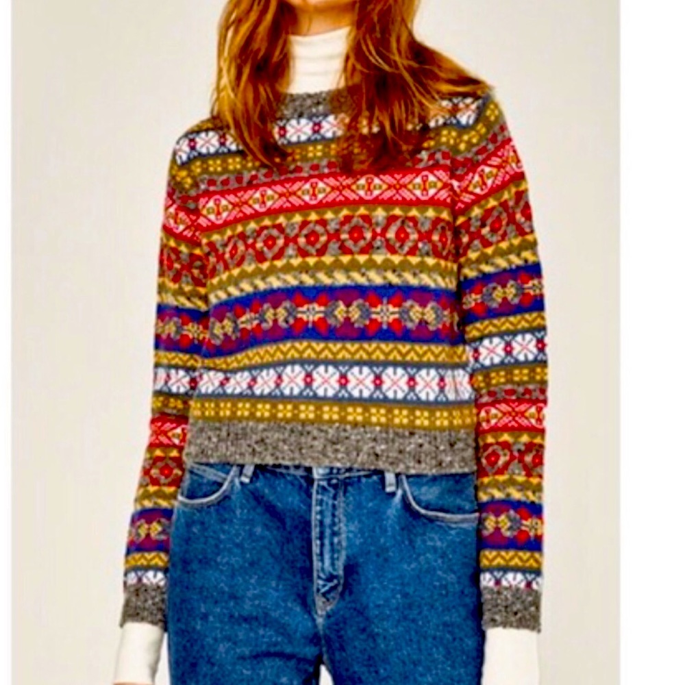Zara Christmas/ ski sweater